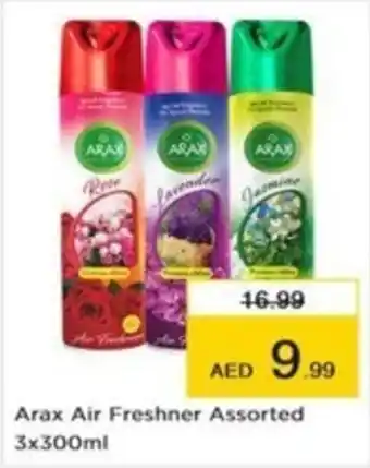 Nesto Arax Air Freshner Assorted 3 x 300mL offer