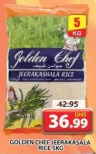 Grand Mall Sharjah GOLDEN CHEF JEERAKASALA RICE 5KG offer