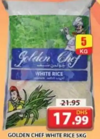 Grand Mall Sharjah GOLDEN CHEF WHITE RICE 5KG offer