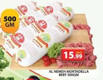 Grand Mall Sharjah AL NEMEH MORTADELLA BEEF 500GM offer