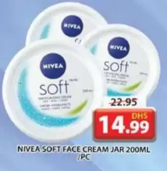 Grand Mall Sharjah NIVEA SOFT FACE CREAM JAR 200ML PC offer