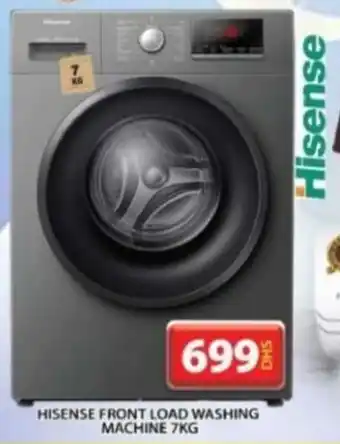 Grand Mall Sharjah HISENSE FRONT LOAD WASHING MACHINE 7KG offer