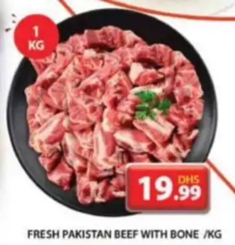 Grand Mall Sharjah FRESH PAKISTAN BEEF WITH BONE 1KG offer