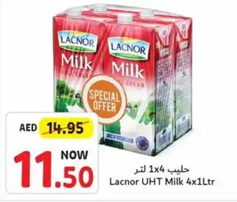 Union Coop Lacnor UHT Milk 4x1Ltr offer