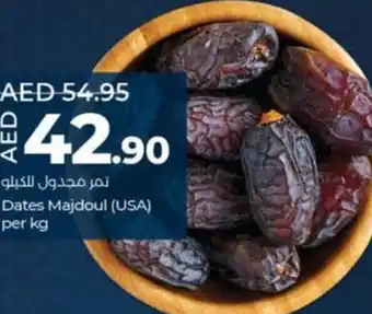 Lulu Hypermarket Dates Majdoul (USA) per kg offer