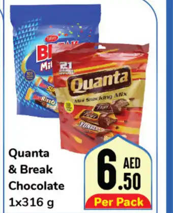Day To Day Quanta & Break Chocolate 1x316 g offer