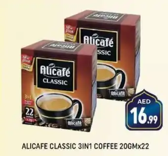Shaklan ALICAFE CLASSIC 3IN1 COFFEE 20GMx22 offer