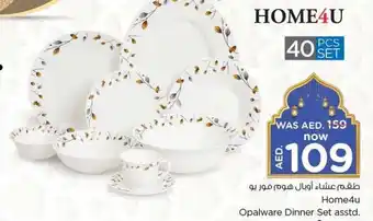 Last Chance Home4u Opalware Dinner Set asstd offer