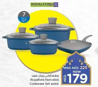 Last Chance Royalford Non-stick Cookware Set asstd offer