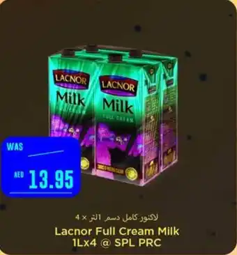Spar Lacnor Full Cream Milk 1Lx4 SPL PRC offer