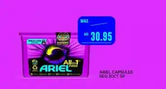 Spar ARIEL CAPSULES REG 30CT SP offer