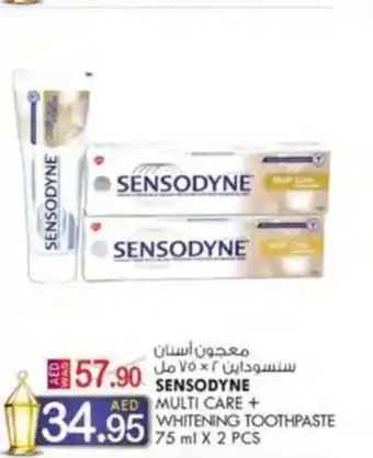 KM Trading SENSODYNE MULTI CARE + WHITENING TOOTHPASTE 75 ml X 2 PCS offer