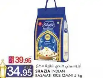 KM Trading SHAZIA INDIAN BASMATI RICE OMNI 5 kg offer