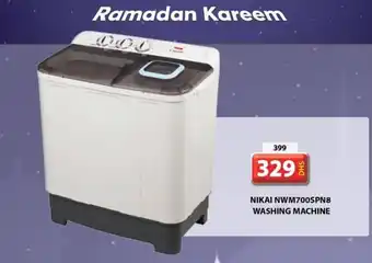 Grand Hyper Market NIKAI NWM700SPN8 WASHING MACHINE offer