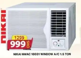 Grand Hyper Market NIKAI NWAC 18031 WINDOW A/C 1.5 TON offer