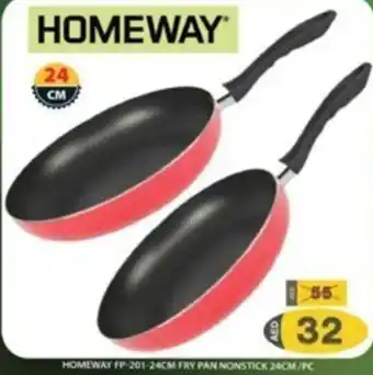 Grand Hyper Market HOMEWAY FP-202-26CM FRY PAN NONSTICK 26CM/PC. offer