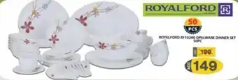 Grand Hyper Market ROYALFORD RF10200 OPALWARE DINNER SET offer
