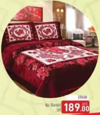 Al Madina 4pc Blanket Set offer