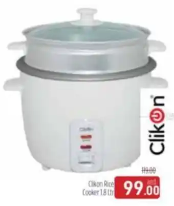 Al Madina Clikon Rice Cooker 1.8 Ltr offer
