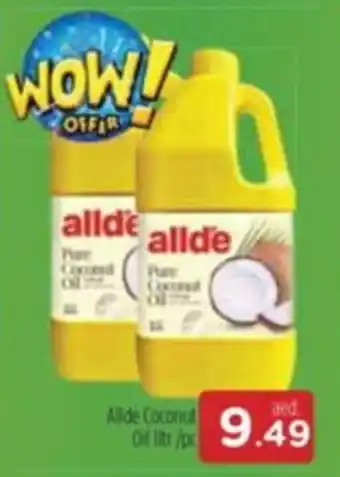 Al Madina Allde Coconut Oil 1ltr/pc offer