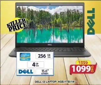 Grand Hyper Market DELL 13 LAPTOP 4GB/1TB/14" offer