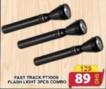 Grand Hyper Market FAST TRACK FT1009 FLASH LIGHT 3PCS COMBO offer