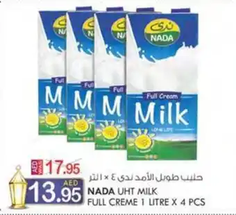 KM Trading NADA UHT MILK FULL CREME 1 LITRE X 4 PCS offer