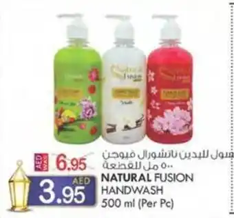 KM Trading NATURAL FUSION HANDWASH 500 ml (Per Pc) offer