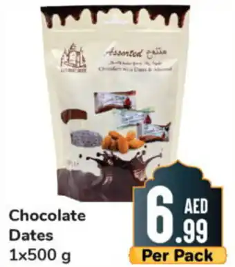 Day To Day Chocolate Dates 1 x 500g offer