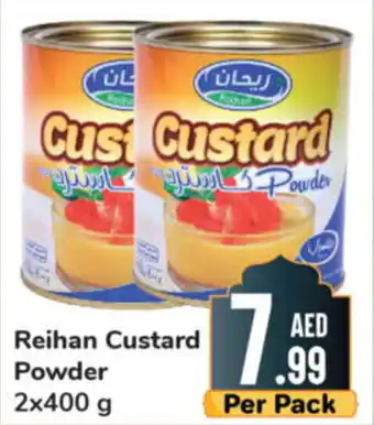 Day To Day Reihan Custard Powder 2x400 g offer