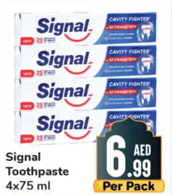 Day To Day Signal Toothpaste 4x75 ml offer