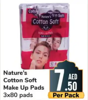 Day To Day Nature's Cotton Soft Make Up Pads 3x80 pads offer