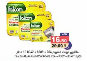 Aswaq Ramez Falcon Aluminium Containers 204 + 8389 + 8342 10pcs offer
