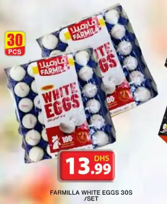 Grand Hyper Market FARMILLA WHITE EGGS 30S /SET offer
