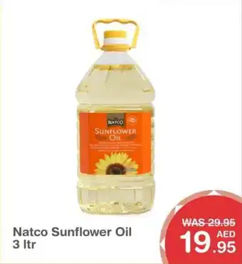 Choithrams Natco Sunflower Oil 3 ltr offer