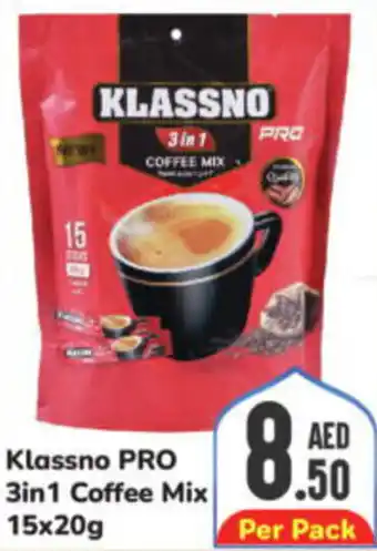 Day To Day Klassno PRO 3in1 Coffee Mix 15x20g offer