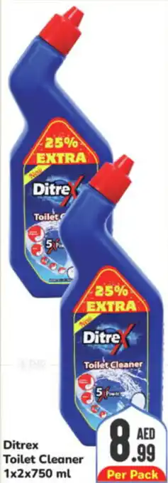 Day To Day Ditrex Toilet Cleaner 1x2x750 ml offer