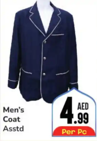 Day To Day Men's Coat Asstd offer