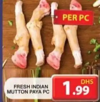 Grand Hyper Market Fresh Indian Mutton Paya Pc offer