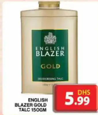 Grand Hyper Market ENGLISH BLAZER GOLD TALC 150GM offer