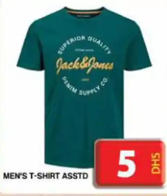 Grand Hyper Market MEN'S T-SHIRT ASSTD offer