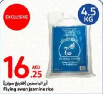 Carrefour Flying swan jasmine rice 4.5KG offer