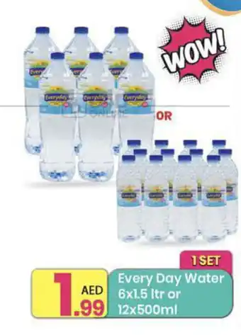 Everyday Center Every Day Water 6x1.5 ltr or .99 12x500ml offer