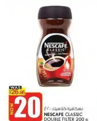 KM Trading NESCAFE CLASSIC DOUBLE FILTER 200 g offer