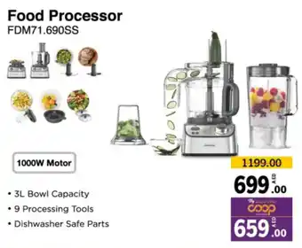 Sharjah Co-op Food Processor FDM71.690SS offer