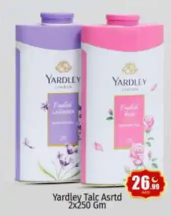 Bigmart Yardley Talc Asrtd 2x250 Gm offer