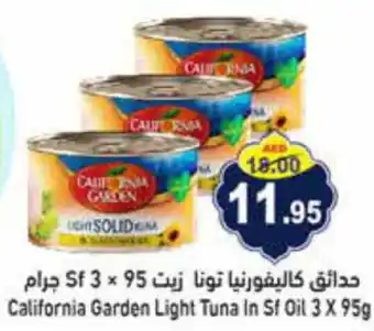Aswaq Ramez California Garden Light Tuna in Sf Oil 3 X 95g offer