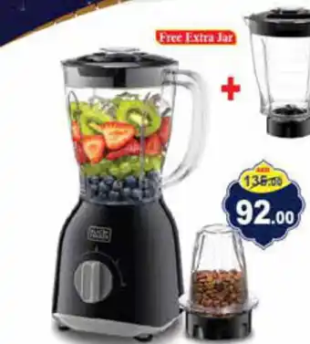 Aswaq Ramez Black & Decker Blender1 Ltr Grinder And Extra Jar 400w offer