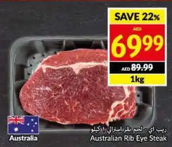 Viva Australian Rib Eye Steak 1kg offer