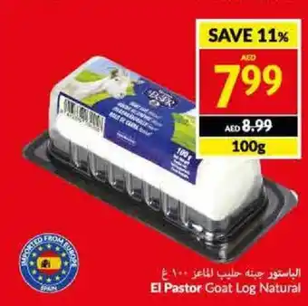 Viva El Pastor Goat Log Natural 100g offer